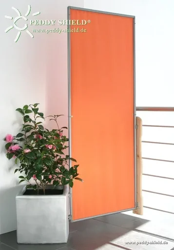 "Paravent Sicht- und Windschutz 210x170 cm terracotta image"