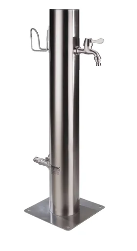 Wasserzapfsäule, Edelstahl
