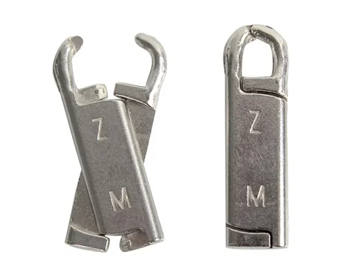 Reißverschluss-Reparatur-Haken, Silberfarben, 6er-Set
