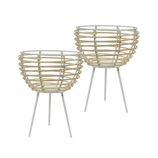 "Kerzenhalter Rattan 2er Set image"