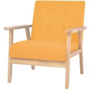 Sessel Stoff gelb