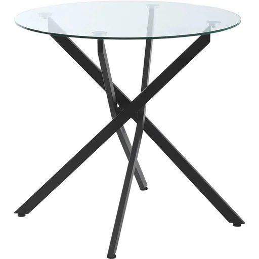 Beistelltisch mit Sicherheitsglas runder Couchtisch