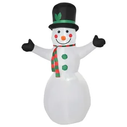 1,93 m aufblasbarer Schneemann mit 2 Modulleuchten Weihnachtsdeko