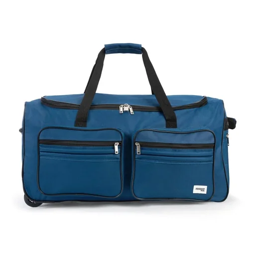 "Reisetasche mit Rädern Blau 85 Liter image"