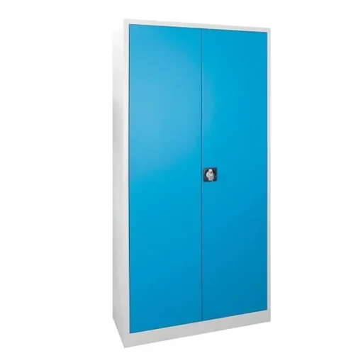 "Flügeltürschrank RAL 7035/5012, 195x92x42cm image"