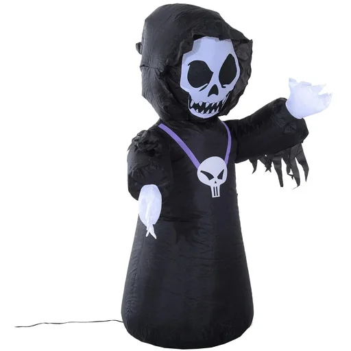 "Halloween Aufblasbares Spukgespenst Luftfigur Deko 120 cm image"