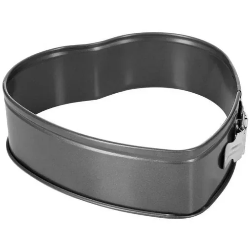 "NL Herausnehmbare Backform - Herzform - 24 x 23 cm - Metall image"