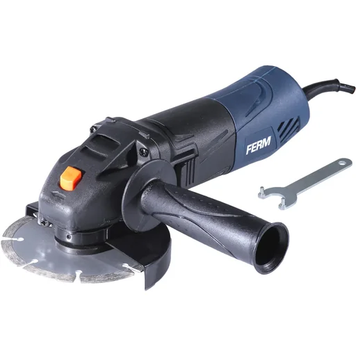 "AGM1086 Winkelschleifer 500W - 115mm - Elektronische wiederanlaufschutz - Soft griff - Mit Seitenhandgriff und Schrauben image"