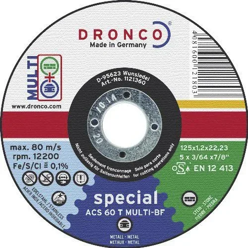 Trennscheiben ACS 60 T - Multi 125 mm