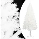 Weihnachtsbaum mit Ständer 180 cm PE weiß