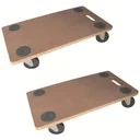 Transporthilfe - 2er-Set - MDF - 580x300 mm - 200kg