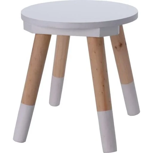 "KidCollection Hocker - Weiß - 26 cm image"
