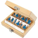 12-teiliger 8 mm TCT-Fräser-Satz