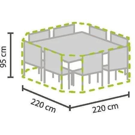"Außenabdeckung für achteckiges Gartenset image"