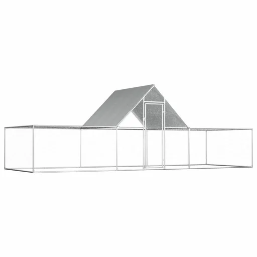"Hühnerstall 6x2x2 m Stahl verzinkt image"