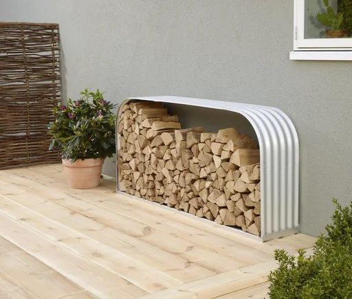 "Kaminholzregal Lignum 401, flach, granit image"