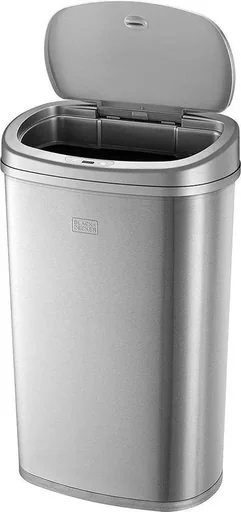 "Mülleimer mit Bewegungssensor - Edelstahl - 50 Liter - Sensoreimer - Freisprecheinrichtung image"