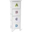 Decorlife Kommode Dafne - 4 Schubladen - 40x30x57 cm