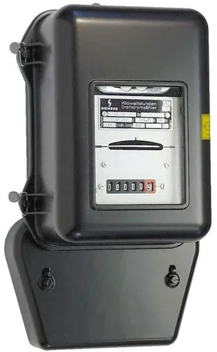 "Wechselstromzähler 10/40A 230V Klasse 2/Schaltung 1000 geeicht reg. image"