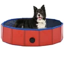 Zusammenklappbarer Hundepool 80x20 cm