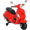 Elektro Kindermotorrad VESPA Kinderauto Weiß Rot