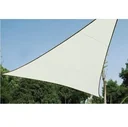 Garten-Sonnensegel Dreieck 5 X 5 X 5 m Farbe: Creme