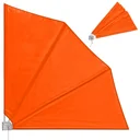 Balkonmarkise orange 140x140cm faltbar