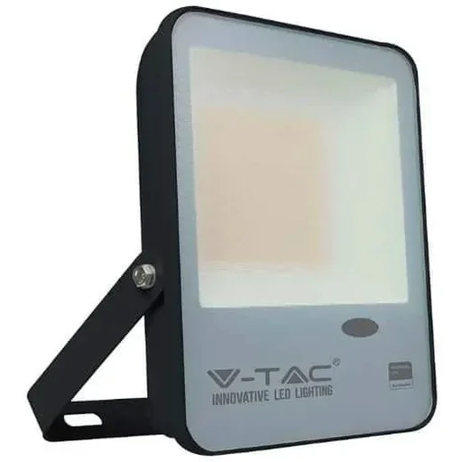 "VT-57S LED-Flutlicht mit Tag/Nacht-Sensor - 50 W - 5000 Lm - 6500K - schwarz image"