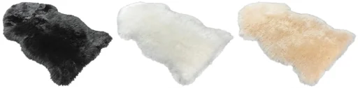"Lammfell in Tierform Blake weiss 80-90 cm lang image"