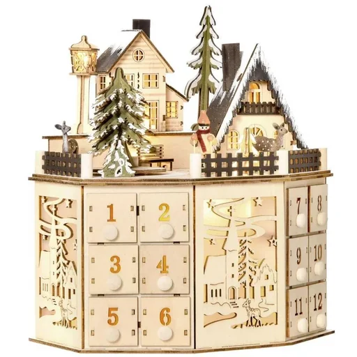 "Adventskalender, Weihnachtskalender, Adventskalenderbox | Aosom.de image"