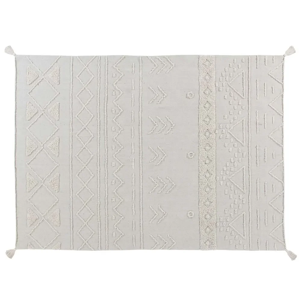 "Lorena Canals waschbarer Baumwollteppich "Tribu" natur, Teppichgrösse: 200 x 300 cm image"