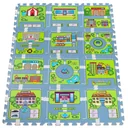 Bodenschutz-/Puzzlematte 20 Stück im Street-Game-Look