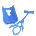 3 in 1 Anziehhilfe für Socken und Schuhlöffel, Blau