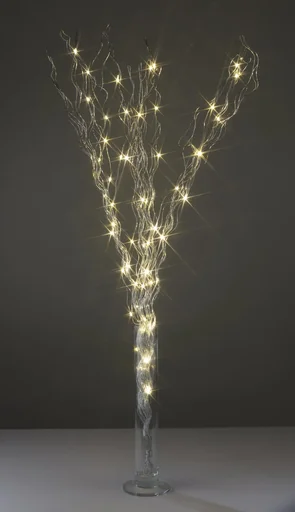 Silberdrahtgebinde, 100 cm