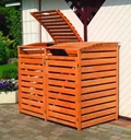Mülltonnenbox "Vario III" für 2 Tonnen, anthrazit