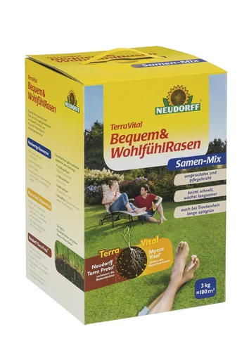 "TerraVital Bequem&Wohlfühl Rasen Samen Mix - 3 kg image"