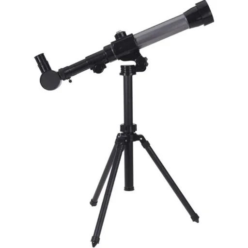 "Teleskop - Spielzeug - 40 x Zoom - 3 Linsen - schwarz image"