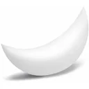 LED licht halve maan 135 x 43 x 89 cm