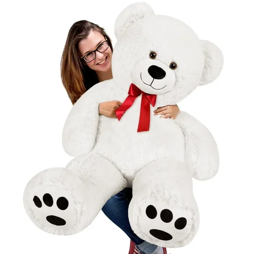 "Teddybär XL weiß image"