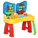 Kinder Sandkastentisch mit 31-tlg, Zubehör