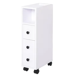 Badschrank Badezimmerschrank Badregal Kommode Standschrank zwei Schubfächer offe