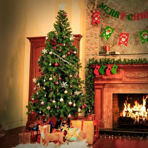 "Weihnachtsbaum - PVC - 180cm hoch - ohne Beleuchtung - mit Ständer image"