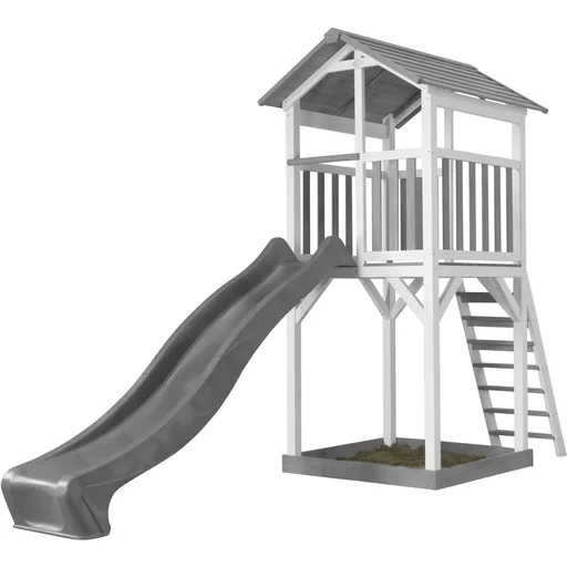 "Beach Tower Spielturm - Graue Rutsche image"