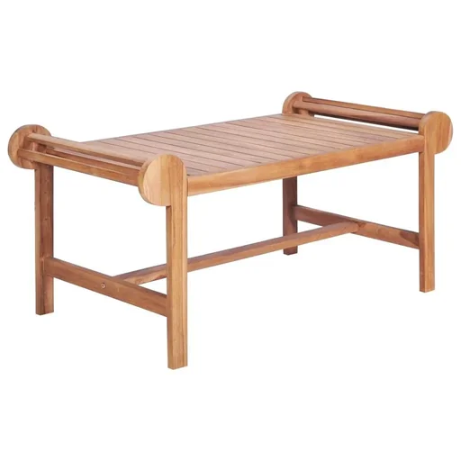 "Couchtisch 100x50x45 cm massiv Teak image"