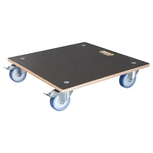 "Multi Roller MR 1358, 58 x 58 x 14,5 cm, softe Rollen Ø 100, Rollenlager, 2 Bremsen, Maxigrip FSC®, Tragkraft 300 kg image"