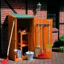 Geräteschrank klein honigbraun