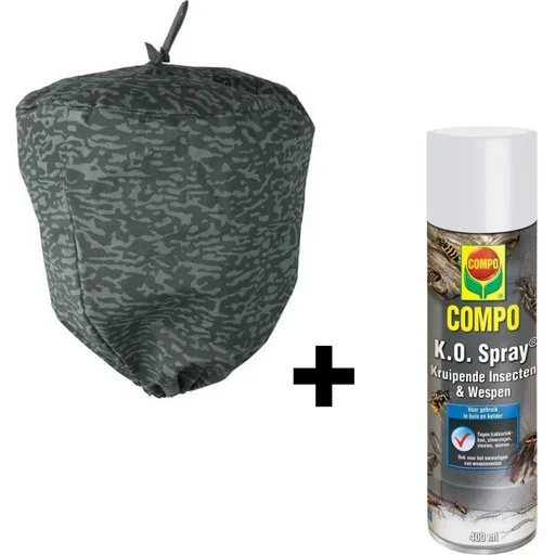 "Weitech WazzzpAway - verhindert Wespen + INCL. Compo K.O Spray - kriechende Insekten und Wespen - 400 ML image"