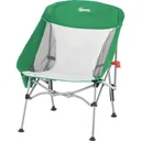 Campingstuhl zusammenklappbar grün, silber