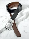 Wendegürtel 125 cm, schwarz-braun