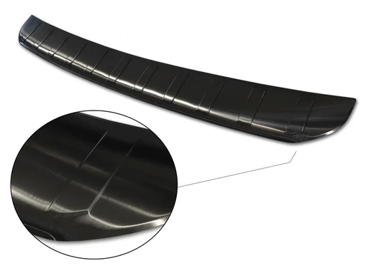 "Edelstahl Ladekantenschutz, Mercedes GLB Crossov. X247, 2019>,graphite/black, Erstausrüster Qualität, gebürstet image"